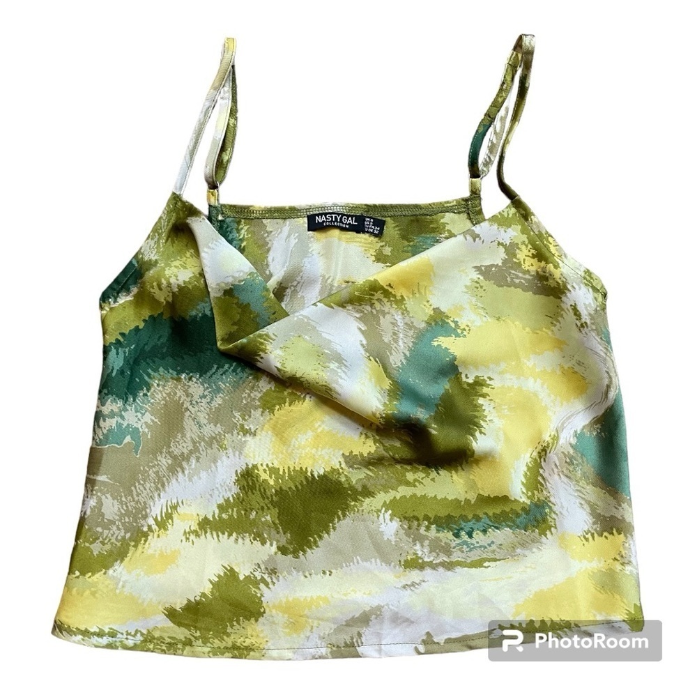 Nasty Gal Drape Silky Cami Top by - Picture 10 of 11